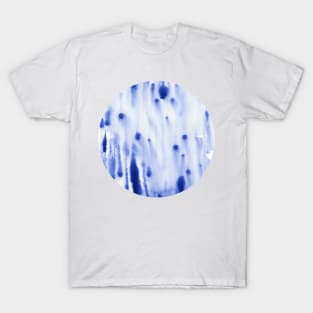 Blue dots and dashes (circle) T-Shirt